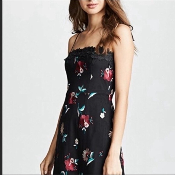 BB Dakota Let's Dance Mesh Embroidered Fairy Grunge Midi Dress 4 NWOT - Picture 16 of 16